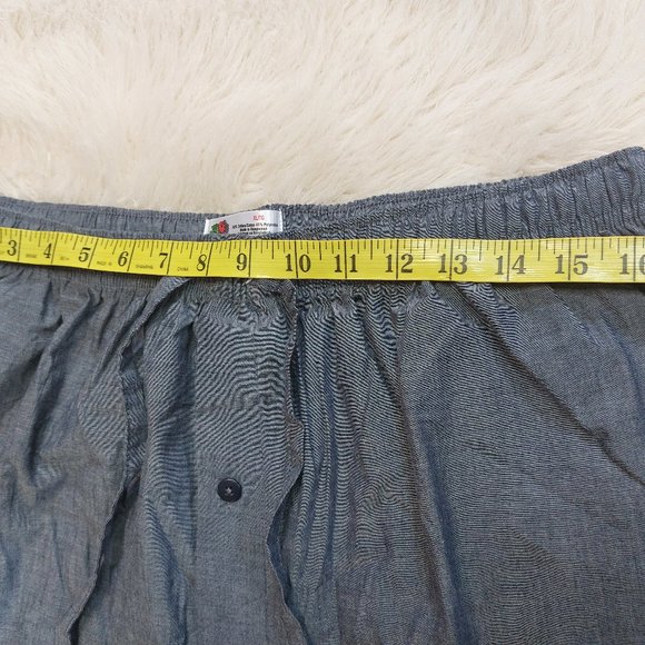 Fruit of the Loom Men's Grey Draw String Waist Pyjama Pants XL - Picture 4 of 9